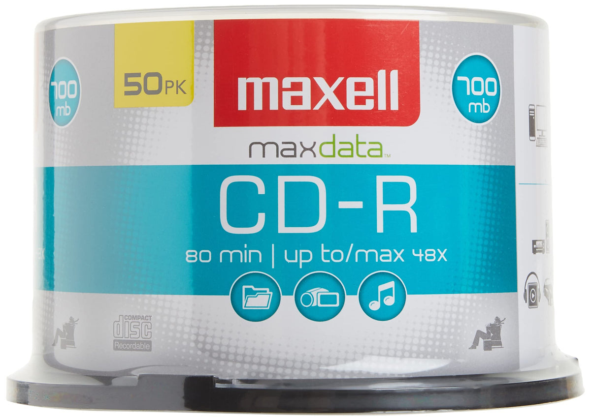 Maxell 648250 CD-R Spindle 50 Count