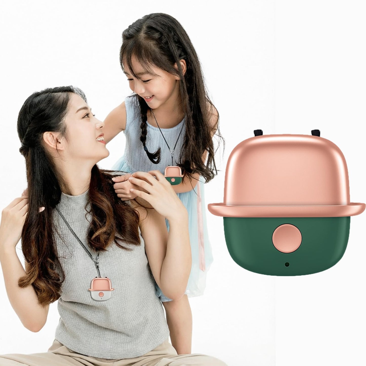 HAIEGACR Model X Rechargeable Personal Air Purifier, Portable Air Negative Ion Generator, Proven Performance, 15000 Million Ions