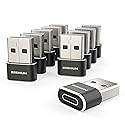 Brenium USB to USB C Adapter - iPhone 15, 16 Charging and Data Converter Type C Female to Type A Male, Compatible with Samsung Galaxy, iPad, Apple…