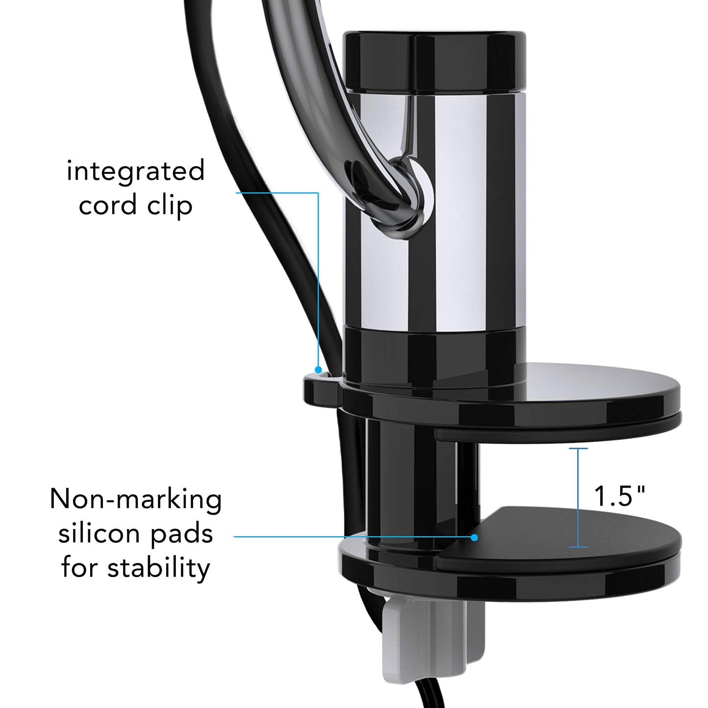 Vornado Pivot Clip Personal Air Circulator, 3-Speed, Portable Desk Fan with Multi-Surface Clip, 360-Degree Adjustable Axis, 9 in Tall, 4 in Diameter