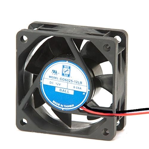 Fans Fan 60x25 24VDC Ball Wire 25cfm 30dBA (1 piece)