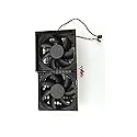 Dell Precision T3500 Dual Fan Assembly - 2x 35W 2V 3500RPM Plastic Computer Cooling Fans for Desktop
