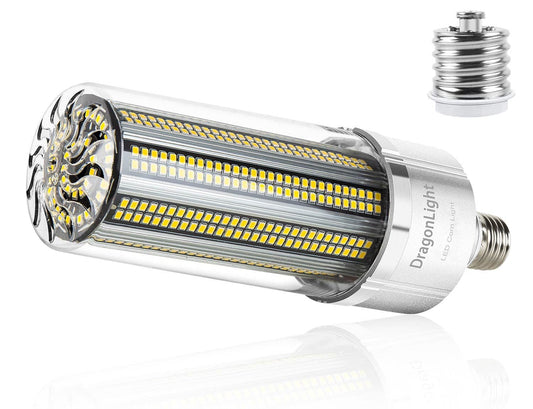 DragonLight 120W Commercial Grade Corn LED Light Bulb(400 Watt Metal Halide/HID/HPS Replacement) E26/E39 Large Mogul Base LED Lamp 5000K Daylight