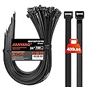 Long Zip Ties Heavy Duty 24 inch?400 LBS Tensile Strength With Double Sided Toothed Super Durable Cable Ties ?Extra Large Wire Ties Adjustable Nylon