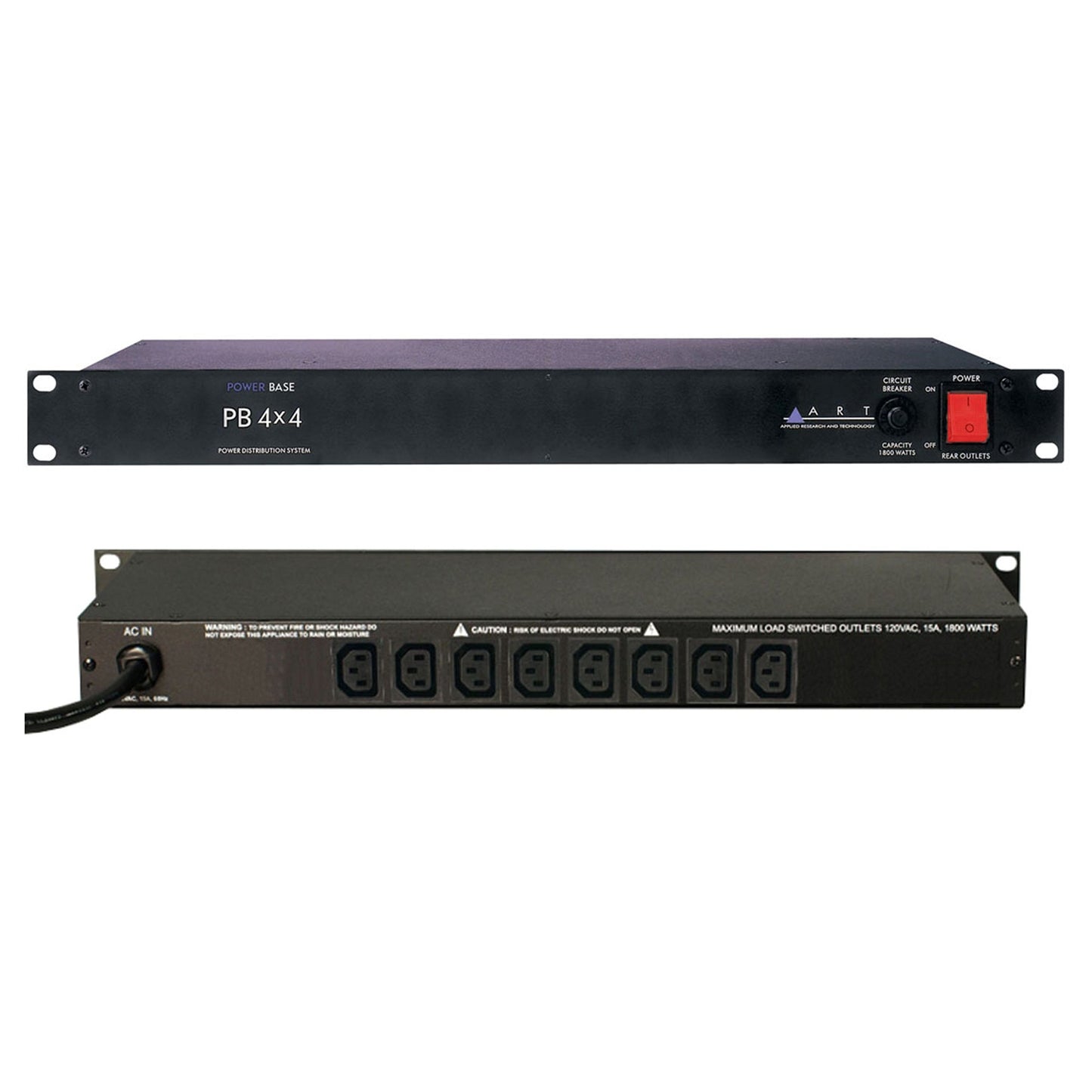 ART PB 4X4 Rack Power Strip