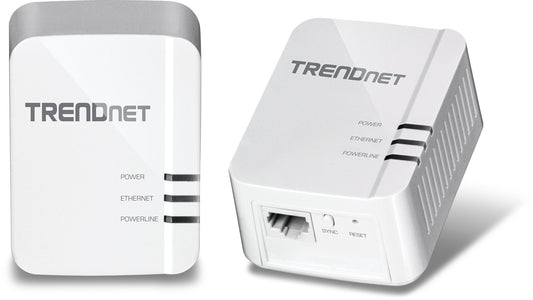 TRENDnet Powerline 1300 AV2 Adapter Kit, Includes 2 x TPL-422E Powerline Ethernet Adapters, IEEE 1905.1 & IEEE 1901, Gigabit Port, Range Up to 300m