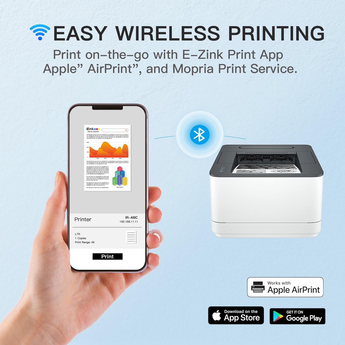 E-Z Ink Consumer Electronics MFP 85A Color Printer with Scan, Copy and Auto 2-Sided Printing - Black, Medium