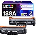 E-Z Ink 138A W1380A Replacement for 138A Black LaserJet Toner Cartridge W1380A 138X W1380X Compatible with Pro 3001dw 3001fdw MFP 3101fdw Series