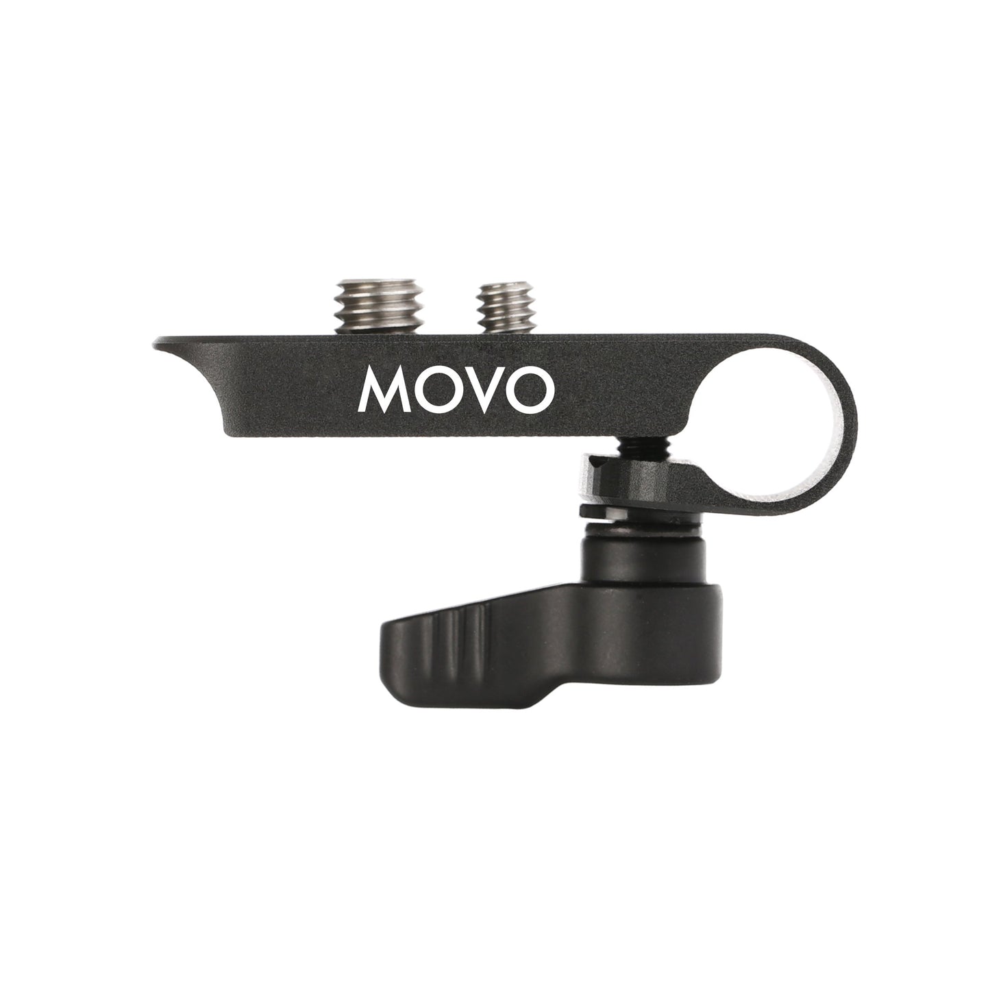 Movo CAB1000 15mm Modular Rod Clamp Adapter - Mounts Cameras, Monitors, Recorders to Rigs with Multiple 1/4" and 3/8" Male/Female Mounting Threads (2