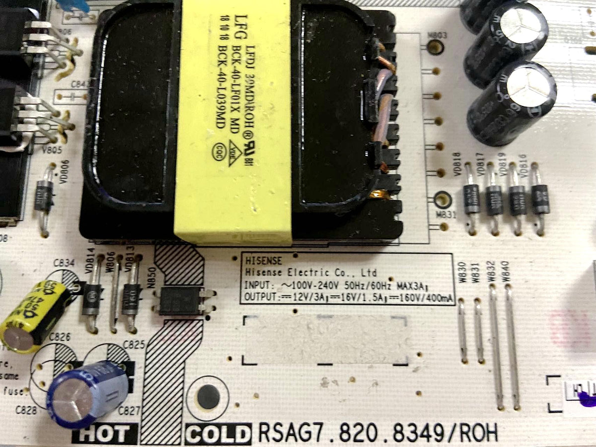RSAG7.820.7748/ROH RSAG7.820.8349 Power Supply Board for Hisense 50R6E 50R6040E 55R6000E 43R6E HZ55A65 HZ49A65 H43A6550 50'' TV