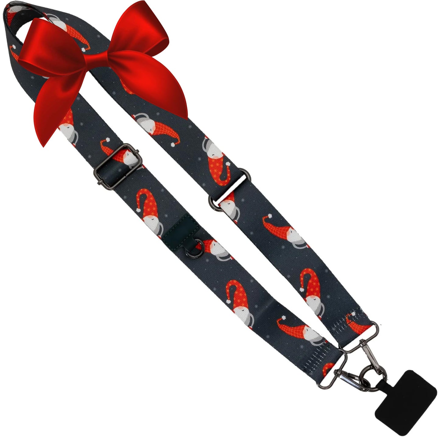 Save the Girls Clip and Go Phone Strap Christmas Collection (Peeking Gnomes) - Crossbody Phone Strap and Phone Wrist Strap Limited Edition - Phone