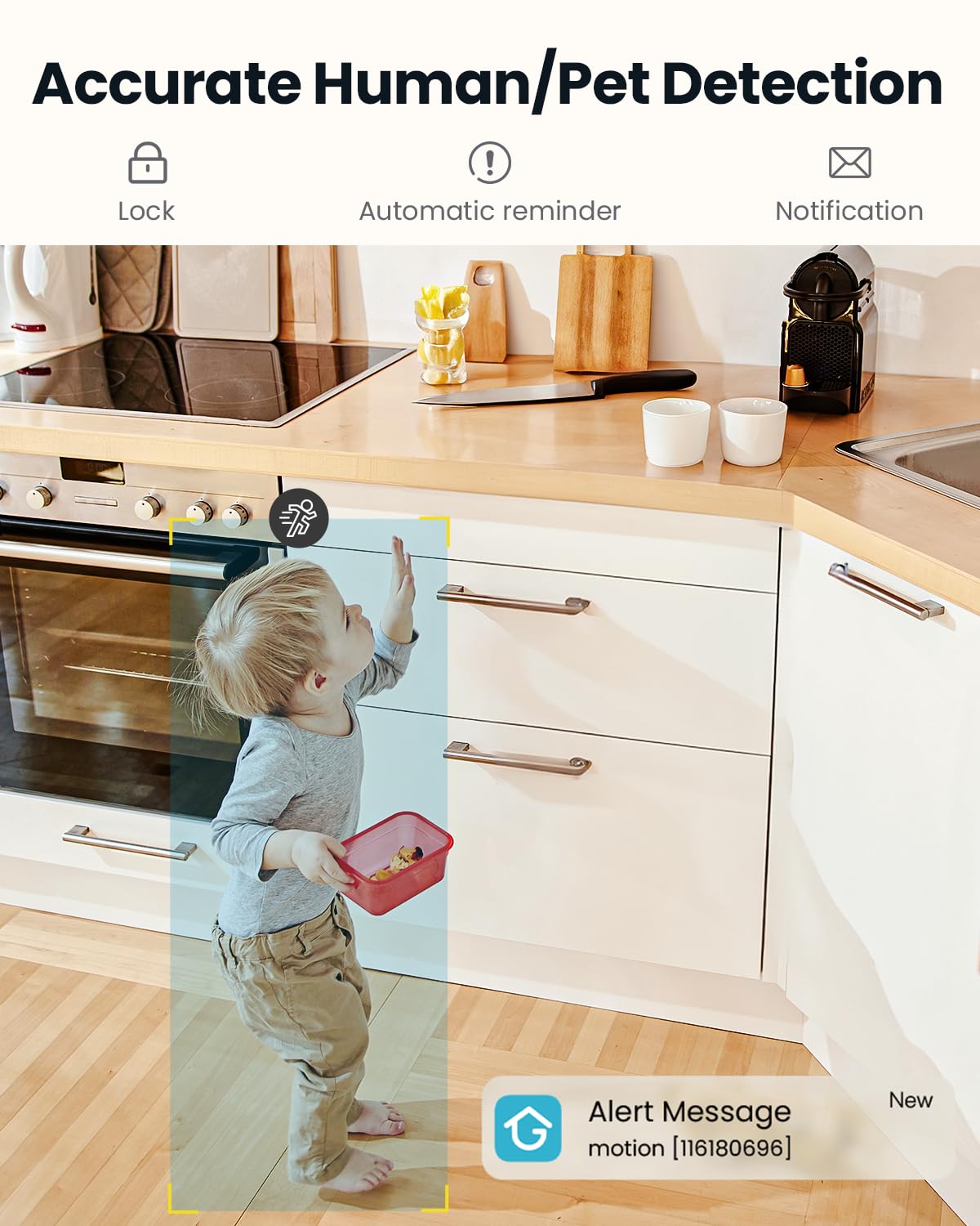 ieGeek Indoor Camera, 2K Cameras for Home Security, 5G Security Camera Indoor, 360° Pet/Dog/Baby Camera with Phone App, AI Tracking, 2-Way Audio