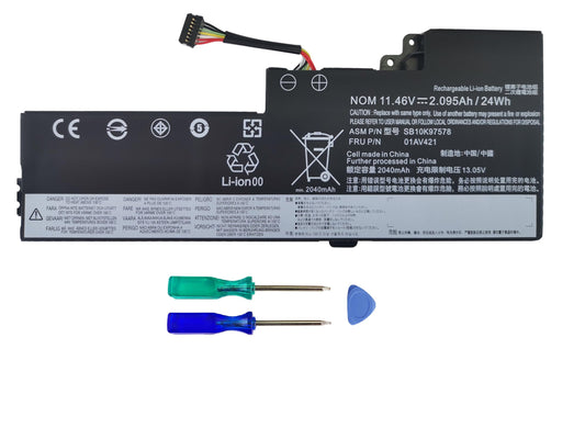 ESTENGPRO T470 T480 01AV421 01AV489 Internal Battery Replacement for ThinkPad T470 T480 A475 A485 TP25 Series Laptop, Compatible with 01AV419 01AV420