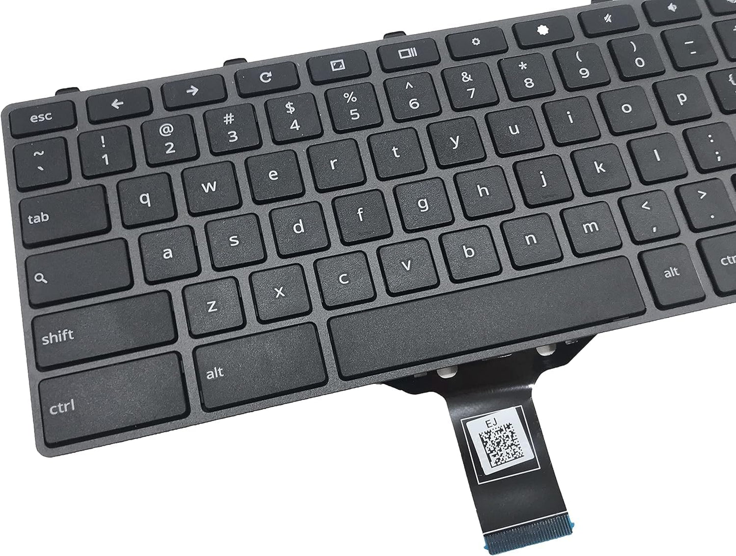 Dell Chromebook 11 Keyboard Replacement 3100/3110/3120/5190 Series (Model 005PY8 00D2DT 03G0H0 PK132FG3A00 SG-92620-XUA) | US Layout with Power Key