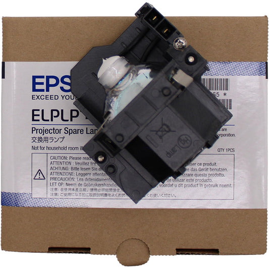 Jaspertronics OEM Lamp & Housing for The Epson EMP-83H Projector - 1 Year Full Support Warranty!