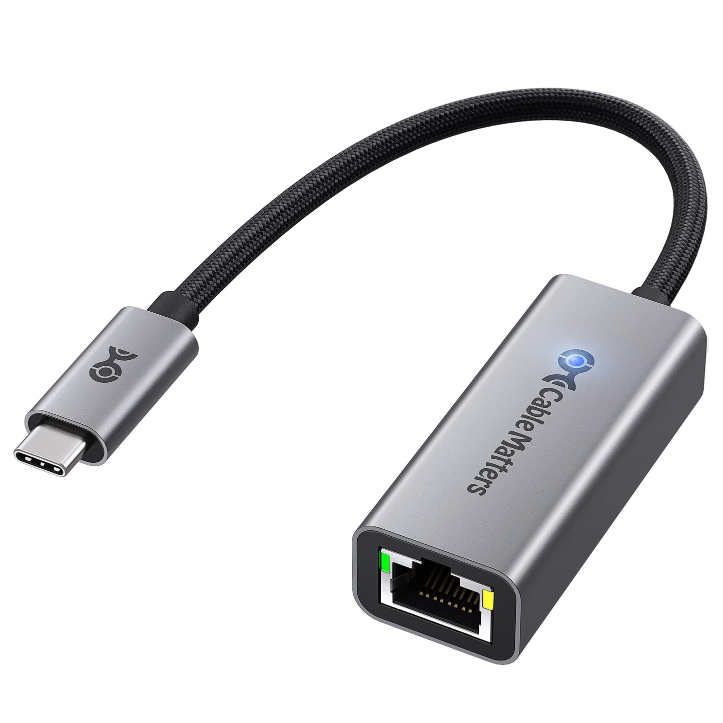 Cable Matters USB C to 5Gb Ethernet Adapter, 5 Gigabit Ethernet to USB C