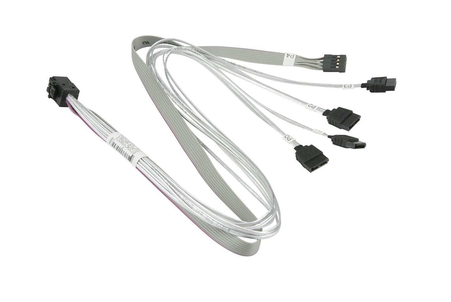 Supermicro CBL-SAST-0616 50cm Mini-SAS HD to 4X SATA Internal Cable w/ 50cm SB