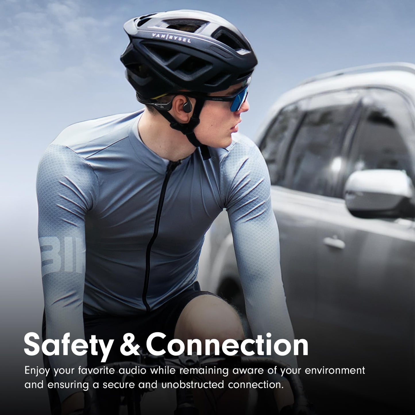MRYTKY Bone Conduction Headphones,Open Ear Headphones Bluetooth5.4 with Mic,Wireless Headphones 10H Playtime, Waterproof Sport Headphone Suitable