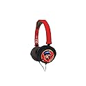 LEXiBOOK, Miraculous Ladybug Tikki, Stereo Headphones, Safe Volume, Foldable and Adjustable, red, HP015MI