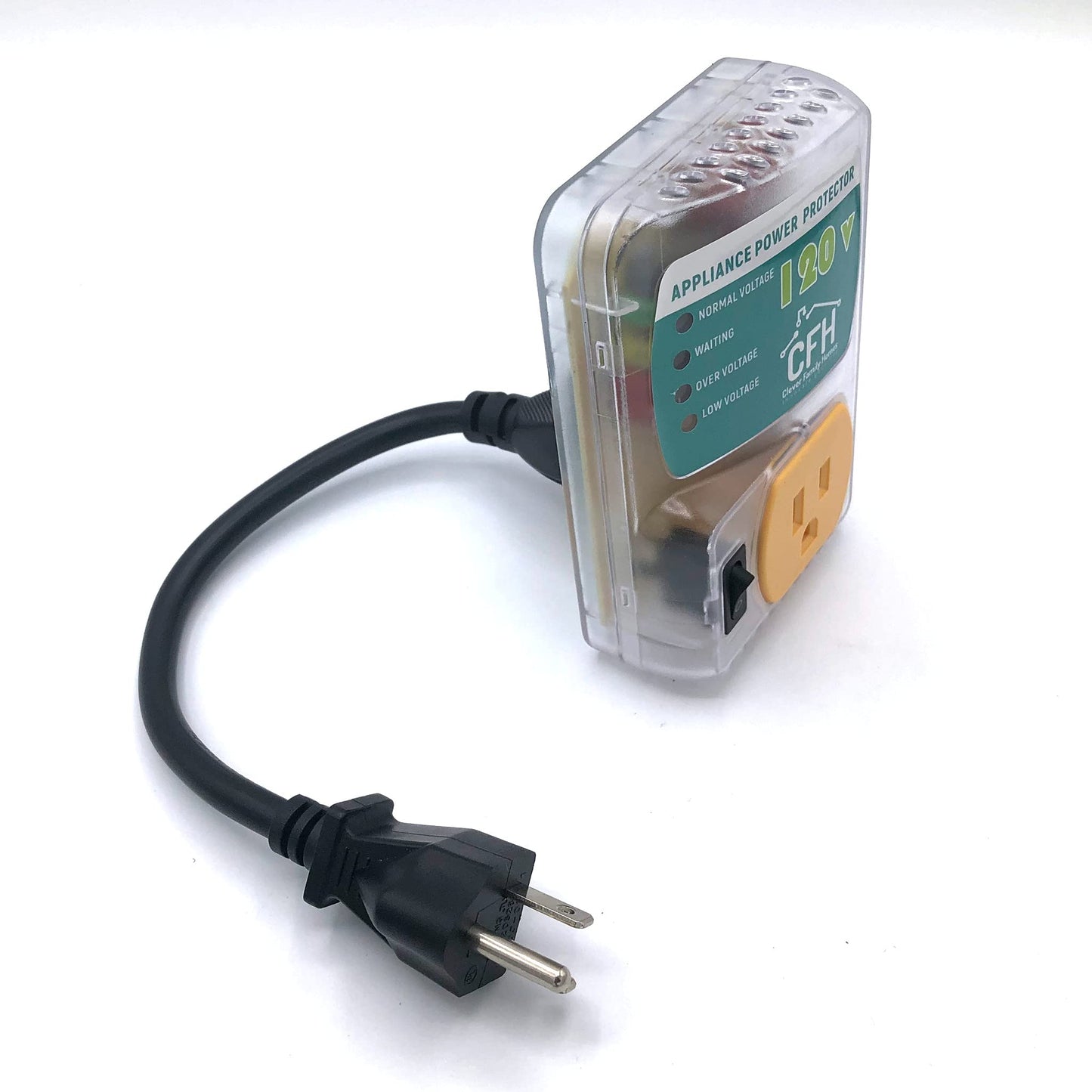 Heavy Duty 20-Amp 2400-Watt Appliance Surge Protector Smart Circuit Plug with Outlet Saver Power Cord
