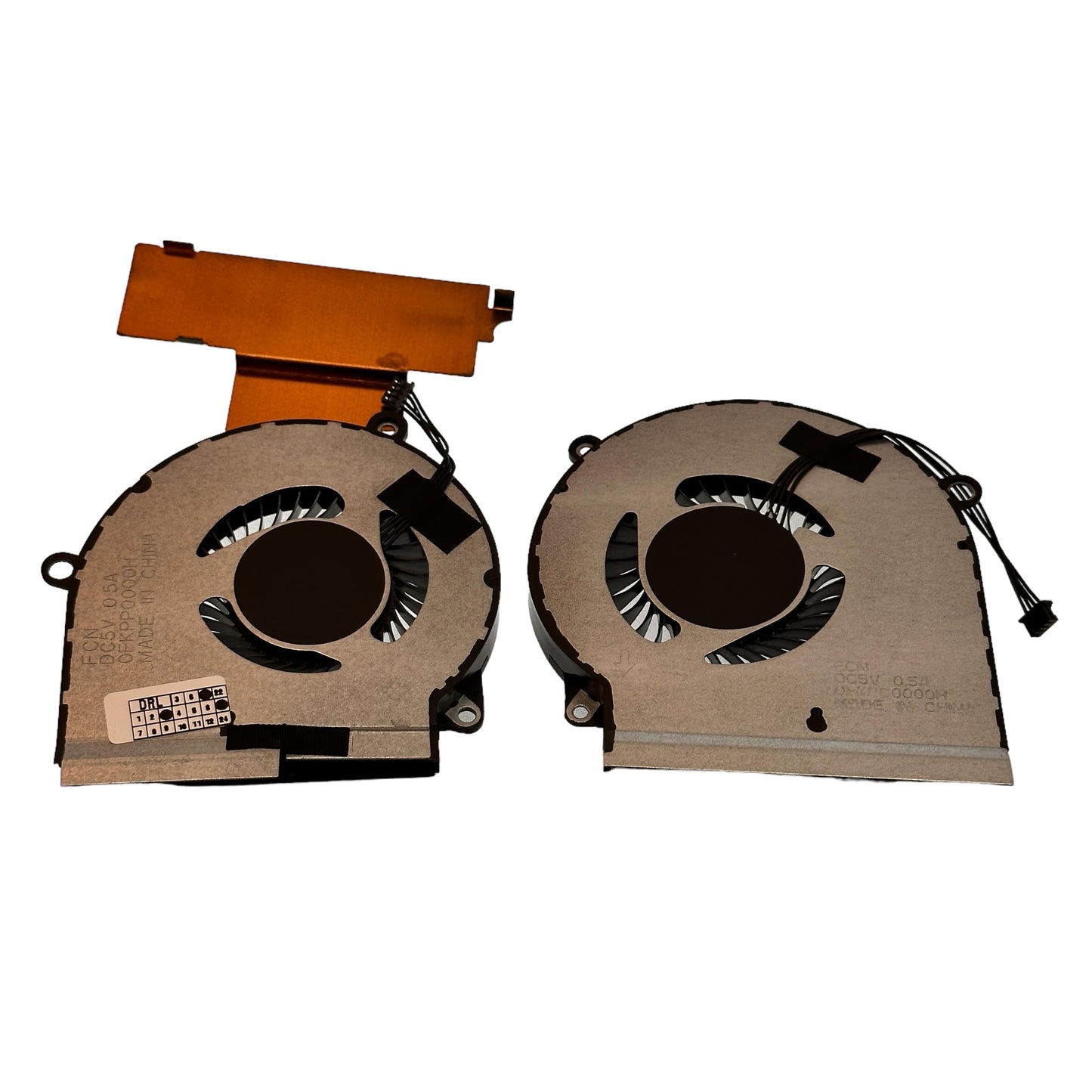 VoltaGuru Replacement New Laptop CPU + GPU Cooling Fan Set X2 for HP Omen 15-DC, Model L30203-001, L30204-001, L29354-001, L29355-001
