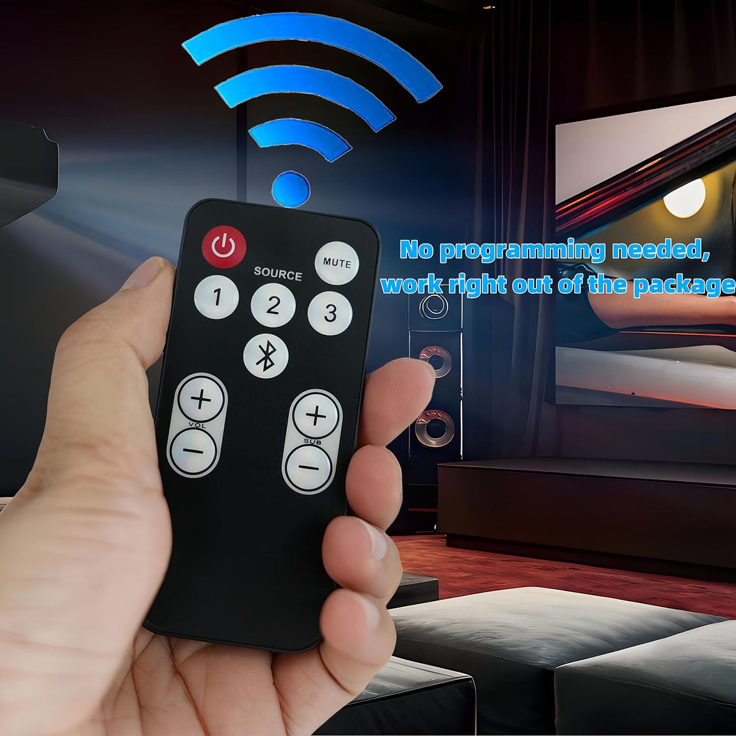Replacement Remote Control Compatible for Polk Audio SurroundBar 5000 3000 6500BT 6500 6000 2000 4000 9000 SB5000IHT Instant Home Theater System
