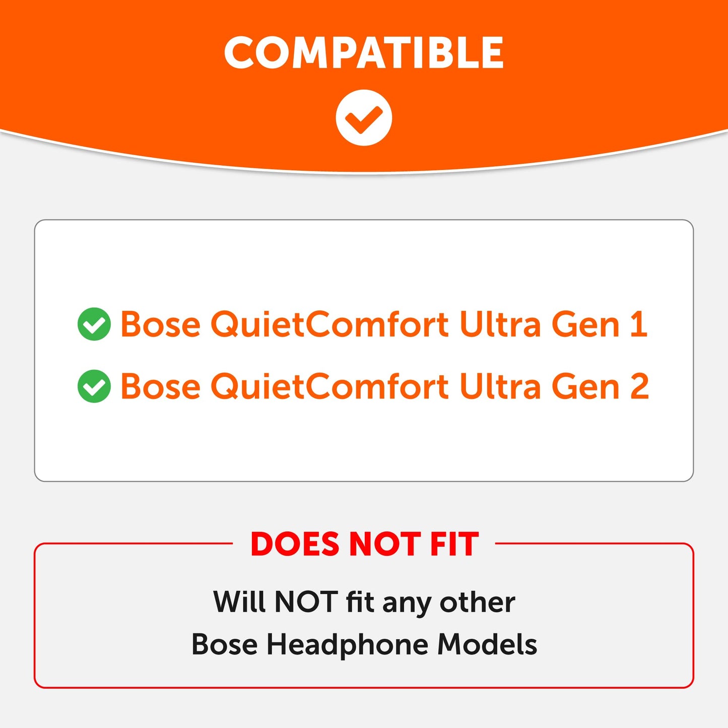 WC PadZ QC Ultra - Upgraded Replacement Earpads Compatible with Bose QuietComfort Ultra Gen 1 & Gen 2 by Wicked Cushions | Enhanced Comfort, Thickness