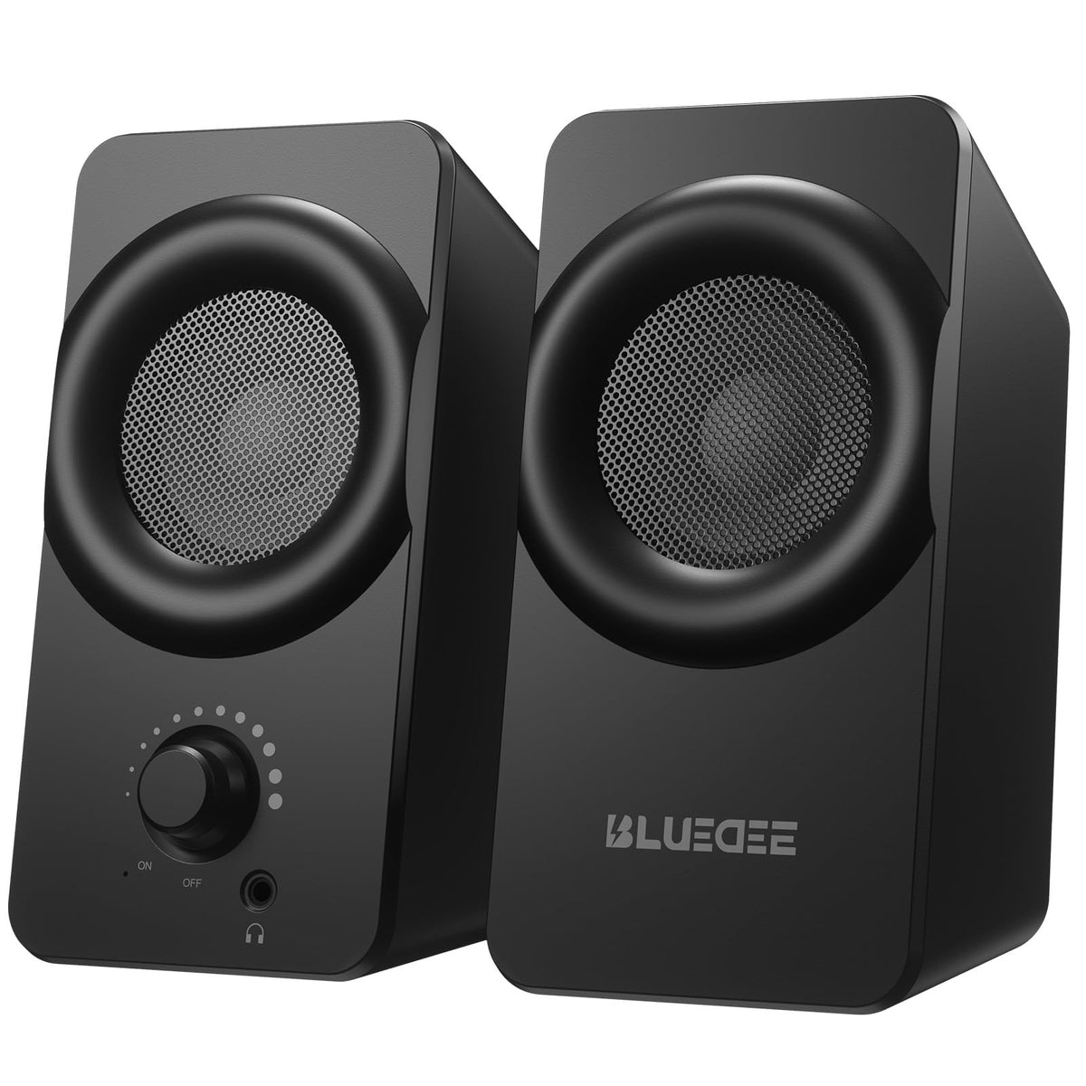 Bluedee Computer Speakers for Desktop PC, Dual Driver PC Speakers with RGB