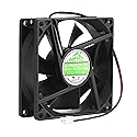 Security-01 80mm by 80mm by 25mm 8025 12V DC 0.20A Dual Ball Bearing Brushless Cooling Fan 2pin AV-F8025MB UL CE