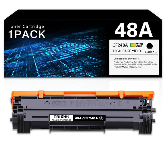 48A Toner Cartridge 1-Pack Replacement for HP 48A | CF248A Toner Compatible with HP LaserJet Pro M15w M15a M16w M16a MFP M28w M28a M29w M29a M30w M31w