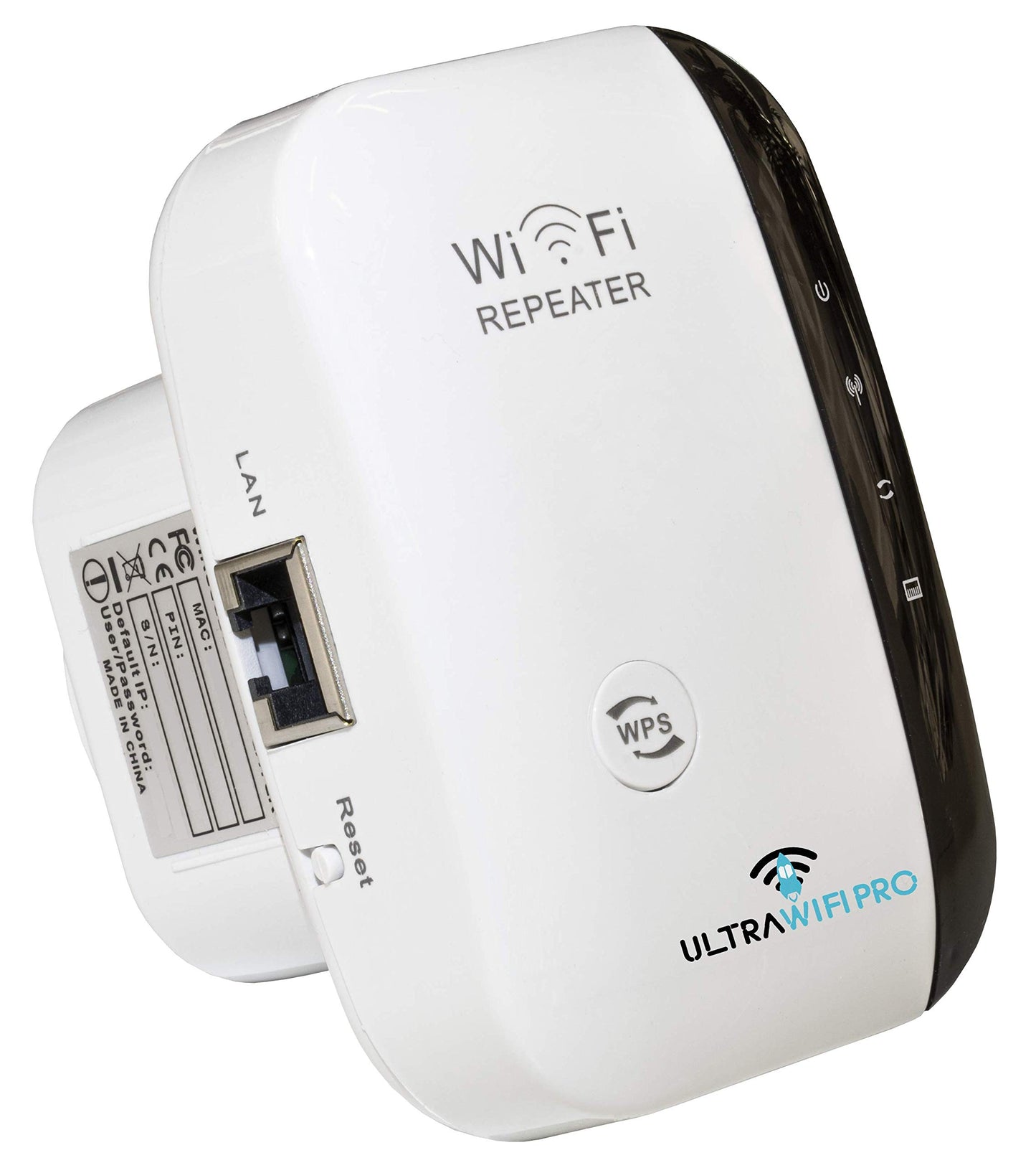 Ultra WiFi Pro. WiFi Repeater. Easy One-Button Setup. Wireless Router Signal Booster Amplifier Supports Repeater/AP. Support 2.4GHz WLAN Networks