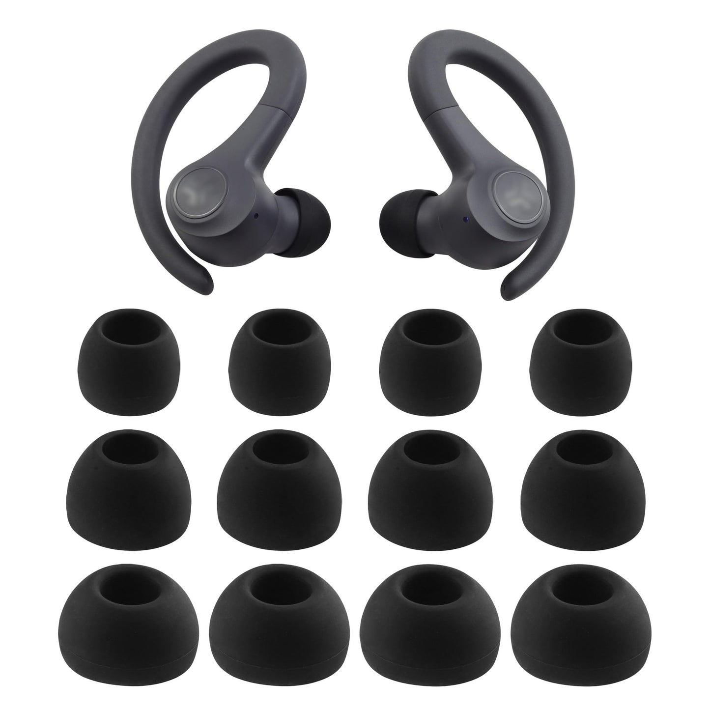 NANLANFAN Replacement Silicone Ear Tips for JLab Go Sport+, JLab Go Air Sport, JLab Epic Air Sport ANC Gen 2, JLab Epic Air Sport ANC Wireless