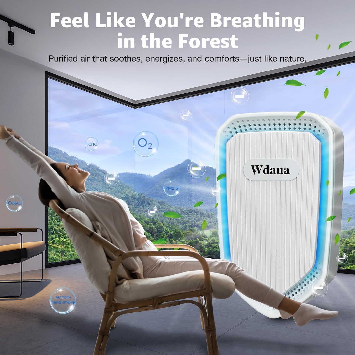 Plug In Air Purifier Negative Air Freshener for Home
