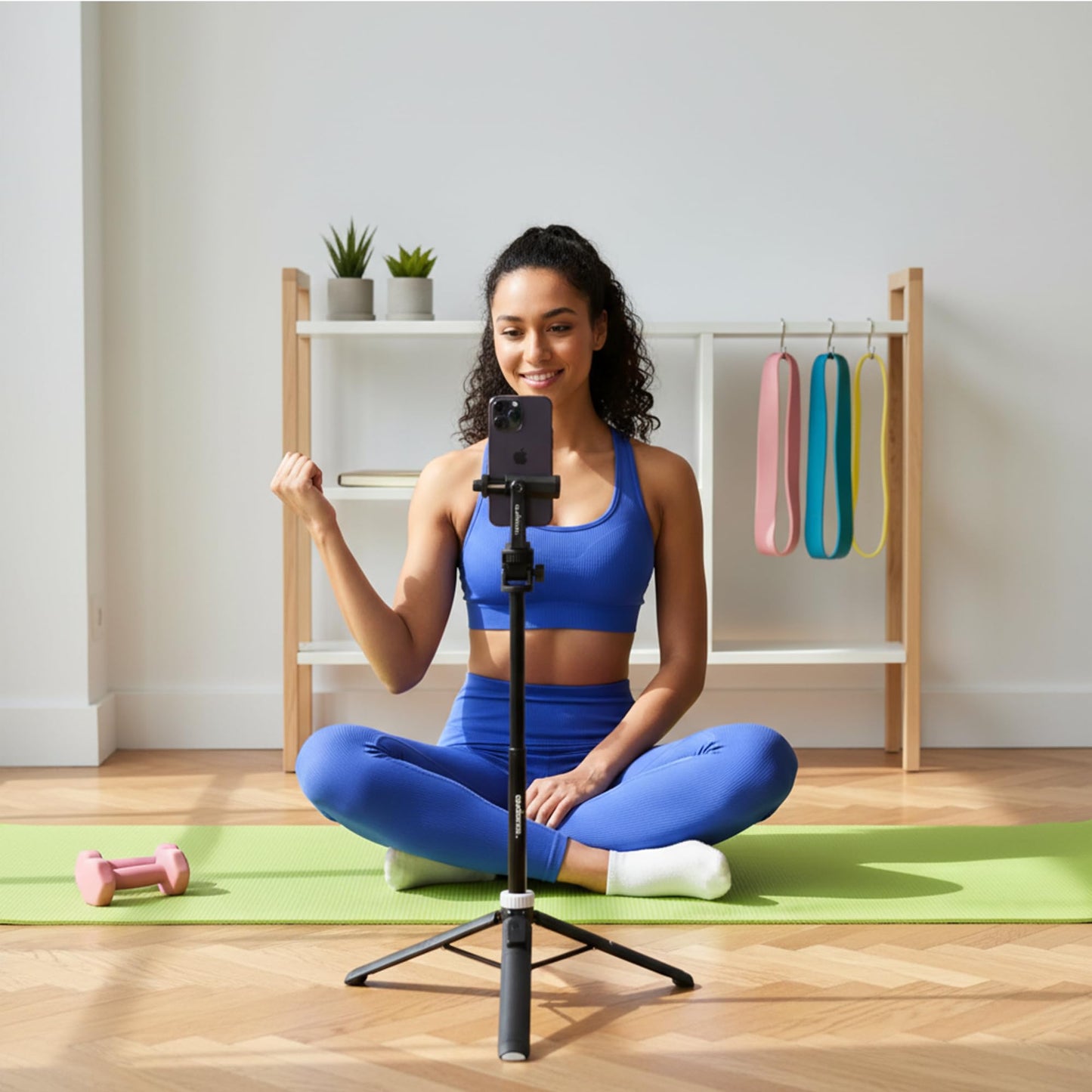 Audience Mobile Tripod and Selfie Stick with Bluetooth Remote for Mobile Content Creators