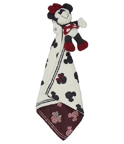 Barefoot Dreams CozyChic Disney Classic Minnie Mouse Buddie Blanket and Toy, Cream Multi 31 Count