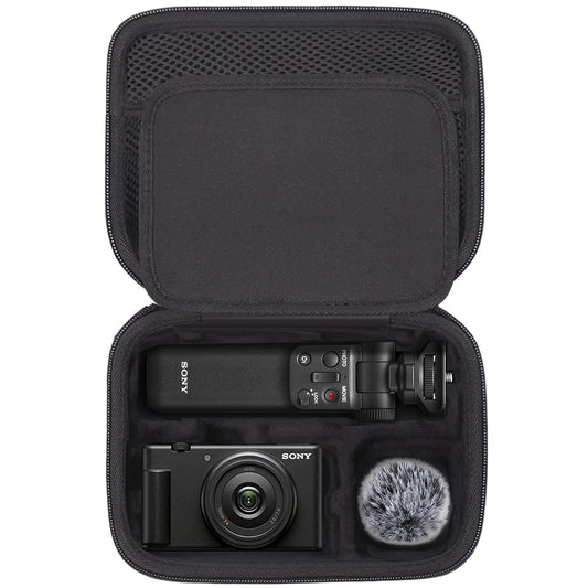 FBLFOBELI EVA Hard Storage Case for Sony ZV-1 / ZV-1F / ZV-1 II Digital Vlog Camera Vlogger Accessory Kit, Shockproof Protective Container Bag
