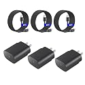 Fast Charger 3-Pack 25W Type C Charging Block with 6ft USB C Charger Cable 3Pack Compatible with Samsung Galaxy S25 Ultra/S25/S25+/S24+/S24