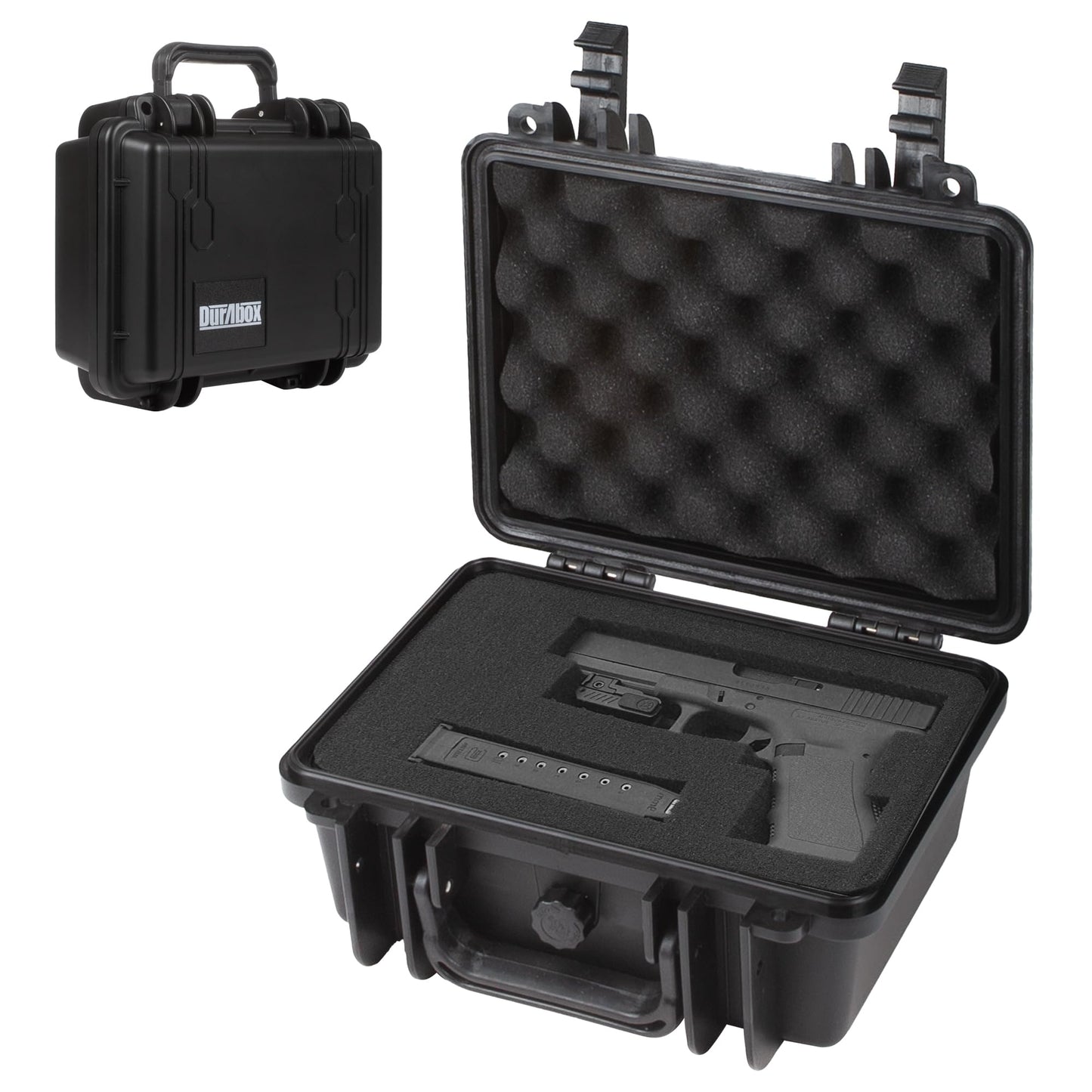Durabox All Weather Hard Case 10 x 9 x 5” - TSA Approved Hard Shell Travel Case with Customizable Foam for Cameras, Lenses, Electronics and Other Gear