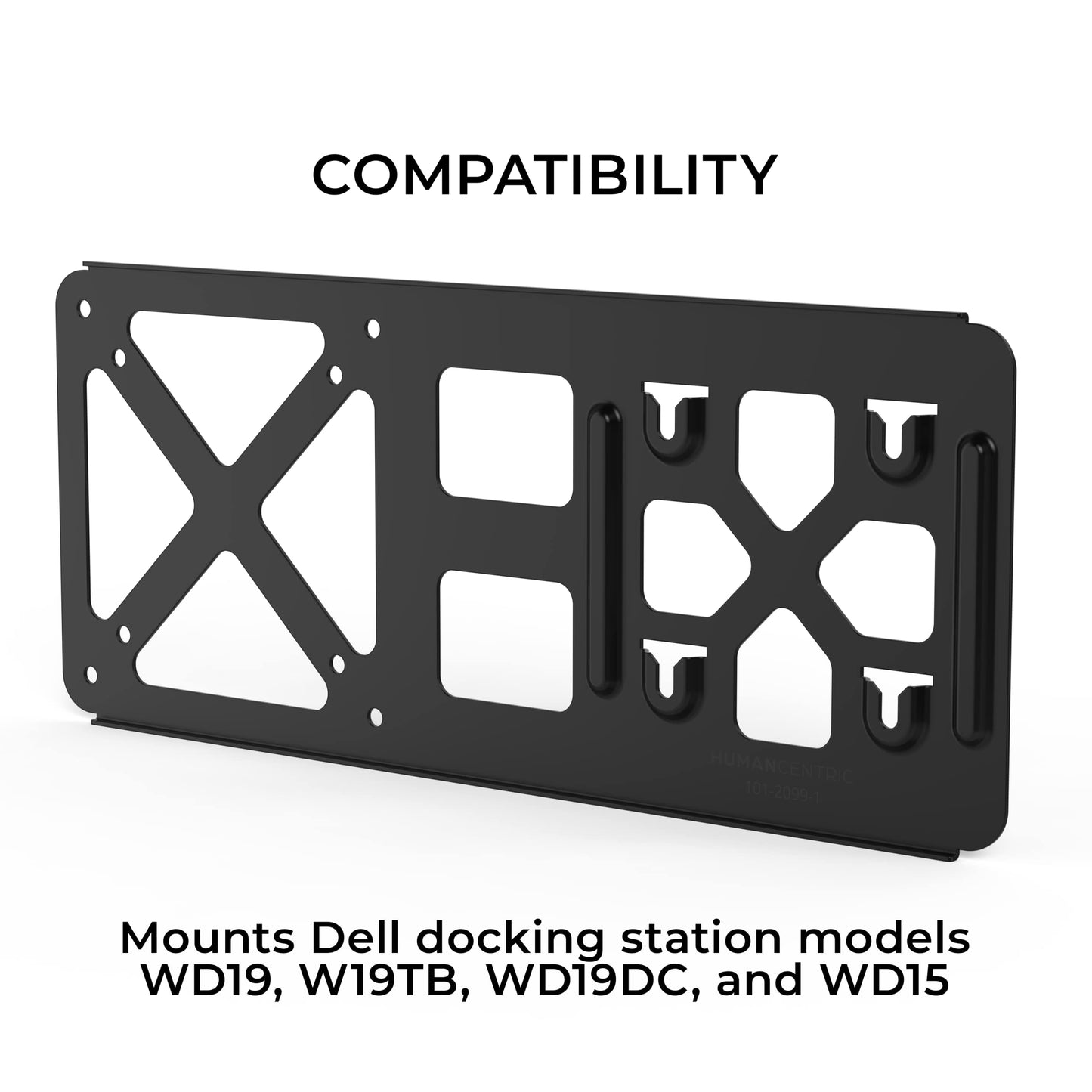HumanCentric Monitor Arm VESA Mount Extension Compatible with Dell Docking Station WD19, W19TB, WD19DC, and WD15, Adapter for Dell Docking Station Arm