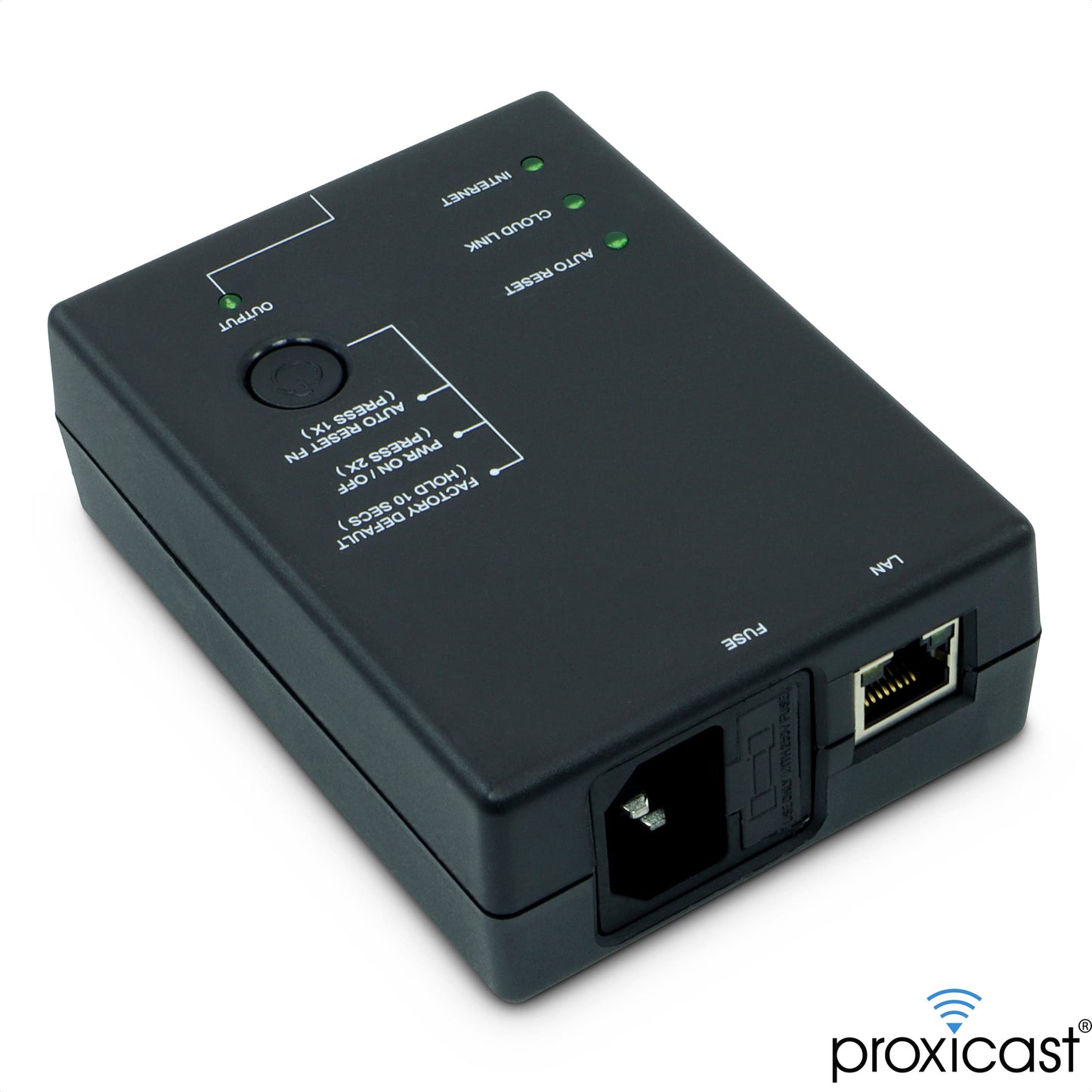 ezOutlet5 - Internet Enabled IP & Wi-Fi Remote Power Switch with Automatic Reboot - iOS | Android | Cloud | Web Controllable - Single AC Power Outlet
