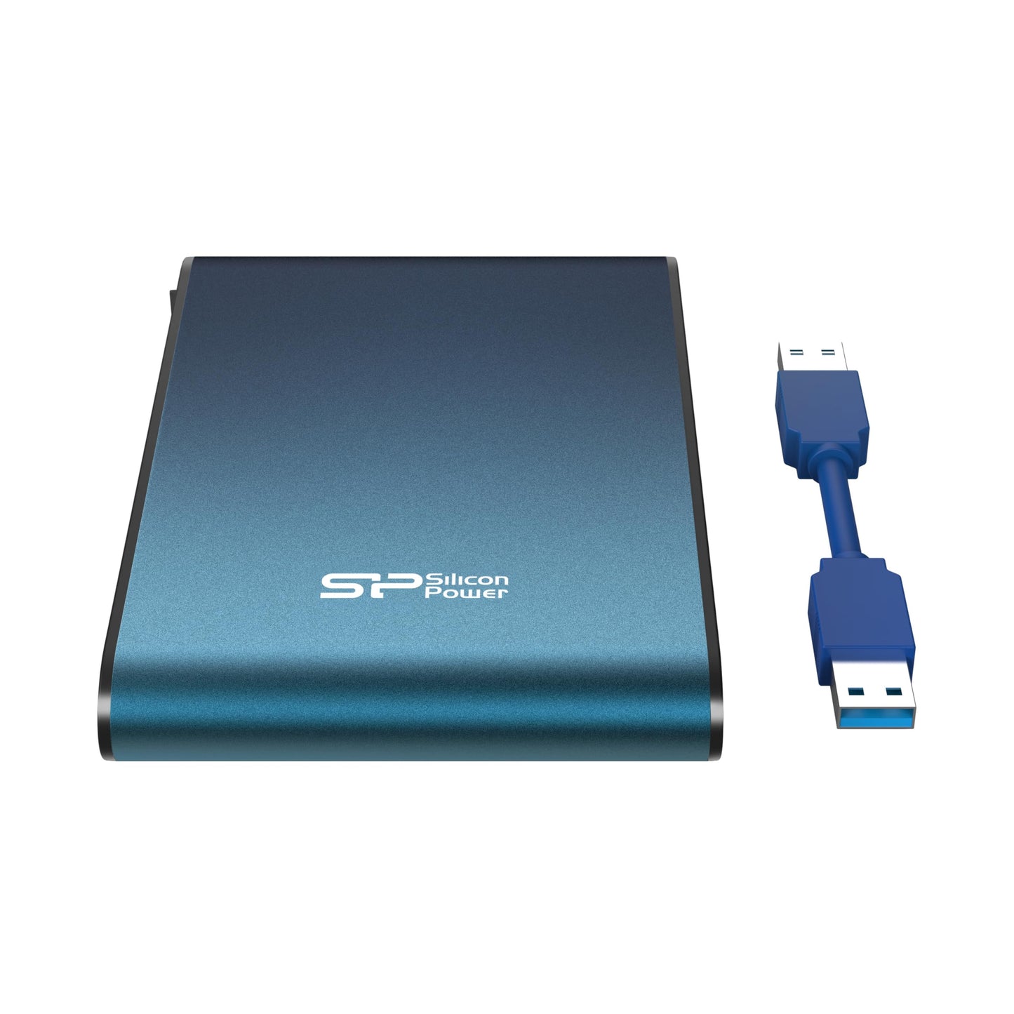 Silicon Power 1TB Rugged Portable External Hard Drive Armor A80, Waterproof USB 3.0 for PC, Mac, Xbox and PS4, Blue