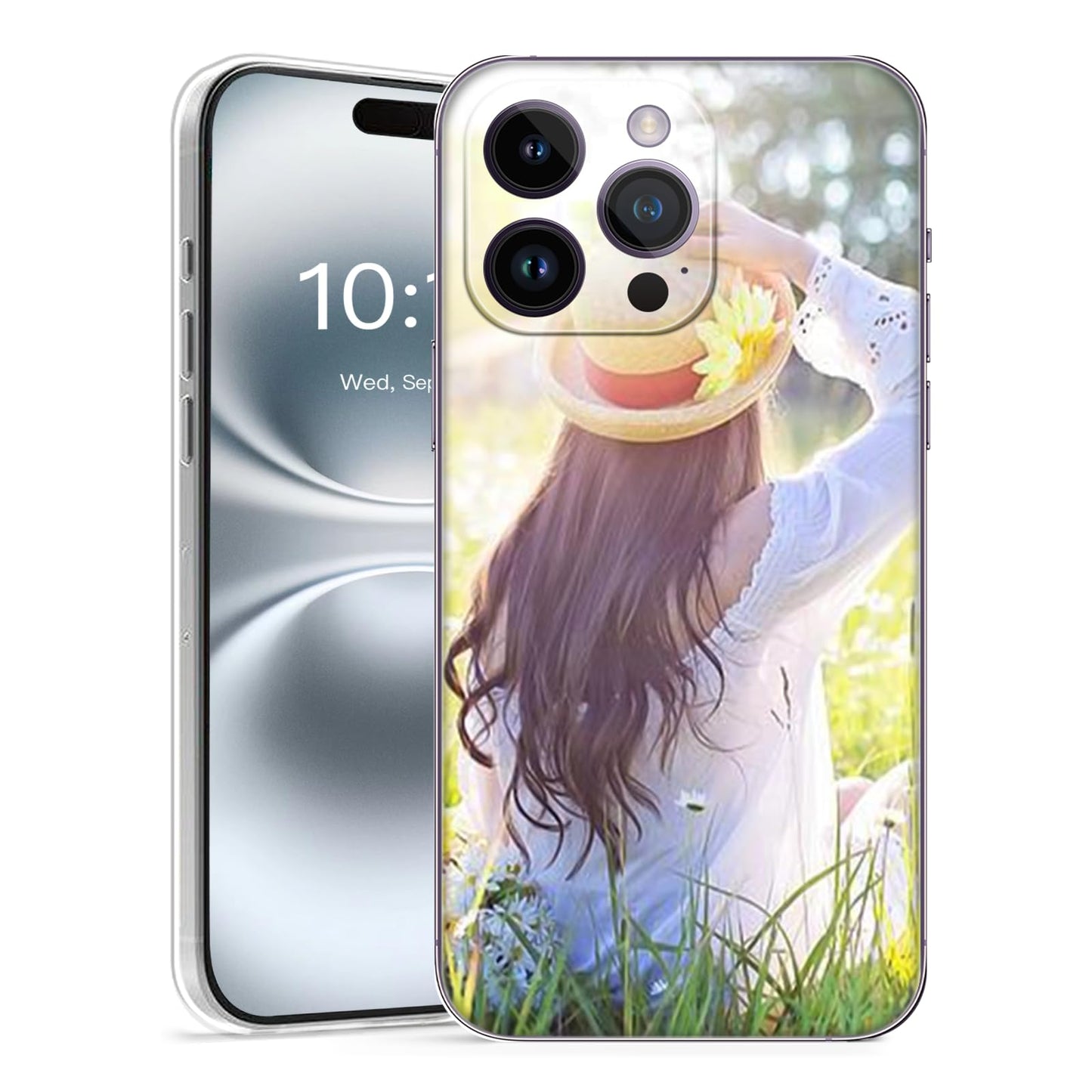 SHOISOWO Custom Photo Cases for iPhone 17 16 15 14 13 12 11 Pro/Pro Max/Plus/Air/Mini - Made in USA, Custom Design, Shockproof Protection, Express
