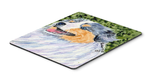 Caroline's Treasures SS8736MP Australian Shepherd Mouse Pad, Hot Pad or Trivet for Home Office Gaming Working Computers Laptop Mouse Mat,Washable