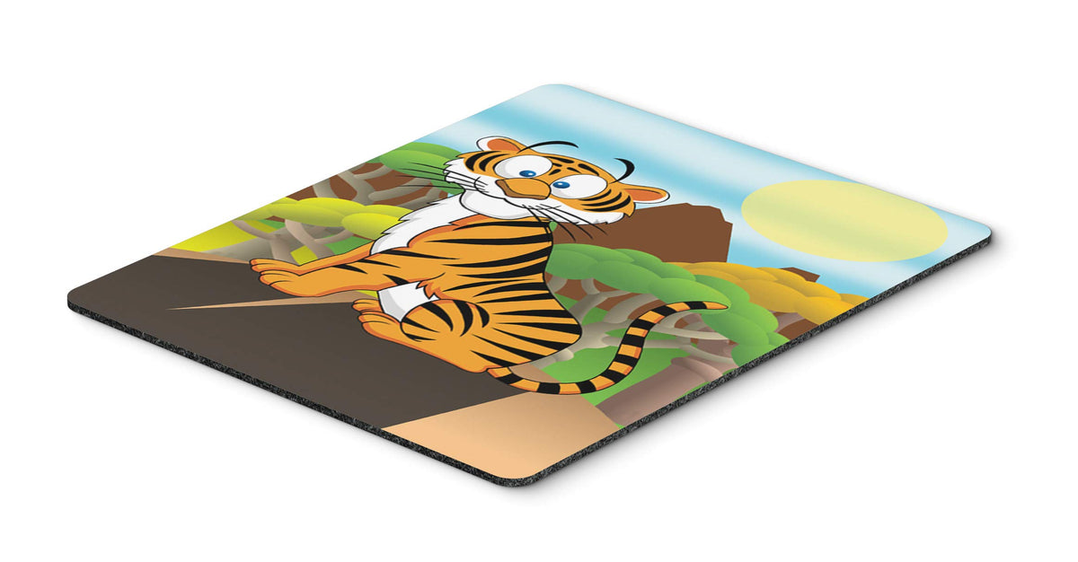 Caroline's Treasures APH7633MP Tiger Mouse Pad, Hot Pad or Trivet for Home Office Gaming Working Computers Laptop Mouse Mat,Washable Large Mousepad