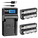 Kastar Battery X2 + LCD Slim USB Charger Replacement for Sony NP-F570 NP-F550 NP-F330 and CCD-RV100 RV200 SC5 SC9 TR1 TR215 TR940 TR917 Camera, CN-126
