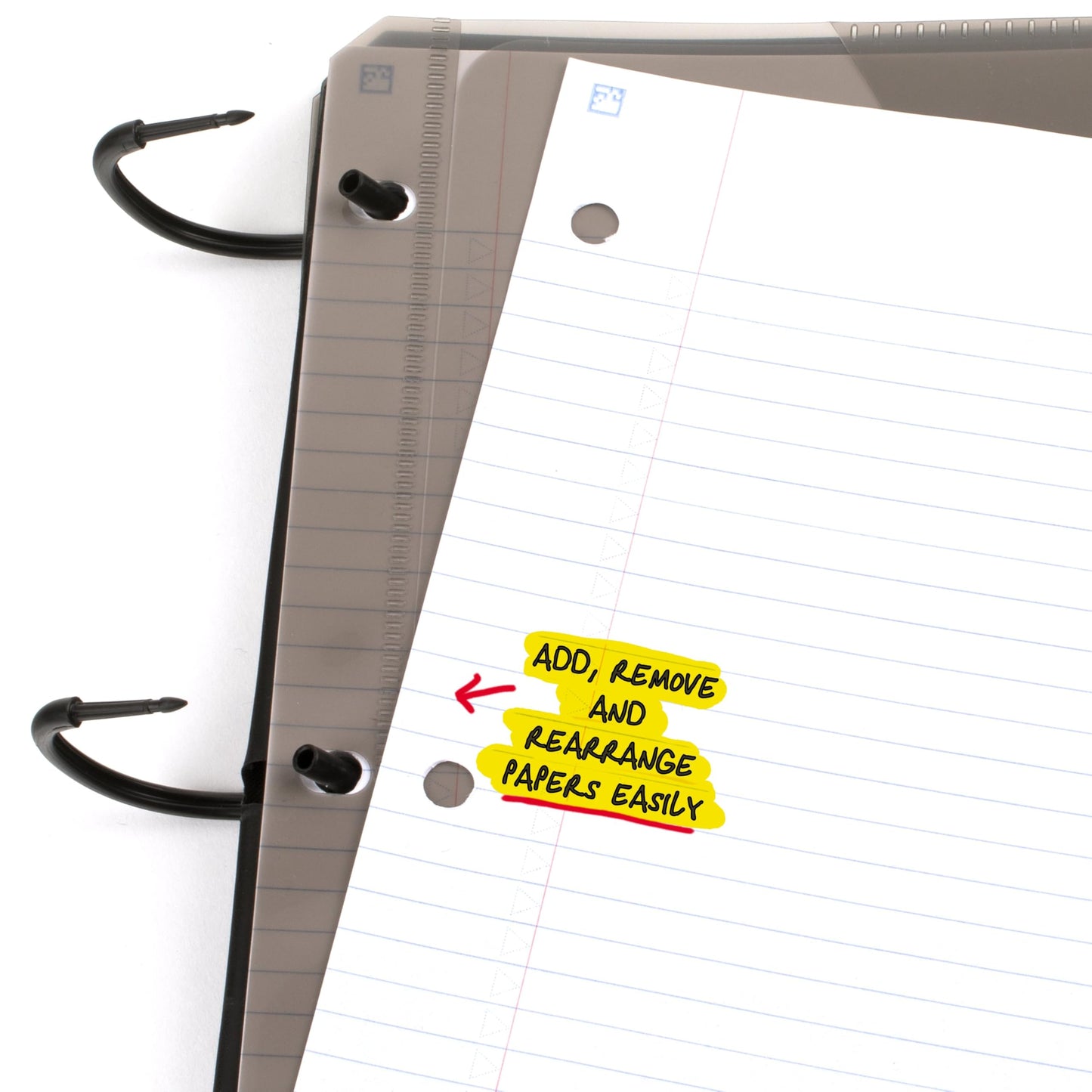 Five Star Flex Refillable Notebook + Study App, College Ruled Paper and 1 Inch TechLock Ring Binder with Pockets, Tabs and Dividers, 200 Sheet