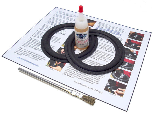 Springfield Speaker 5.25" Foam Surround Edge Repair Kit - Compatible with Infinity 902-2659, 902-5233, 902-5621, 902-6136, 902-6344, 902-6416