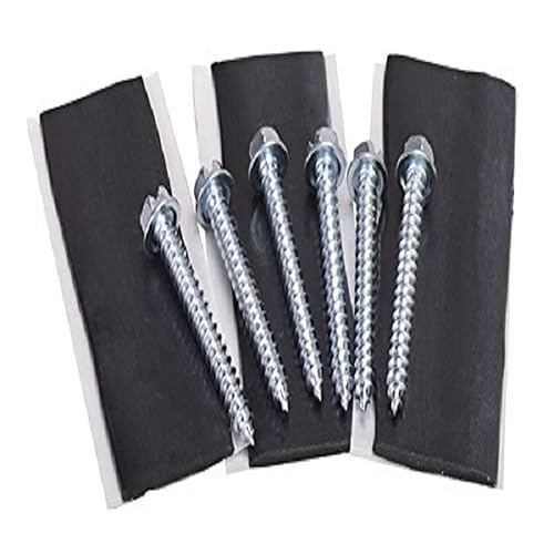 Easy Up Inc EZ 46-3 Pitch Pad Kit for Tripod/Wall Mounting - 1/4" x 2" Lags & Tar Pads