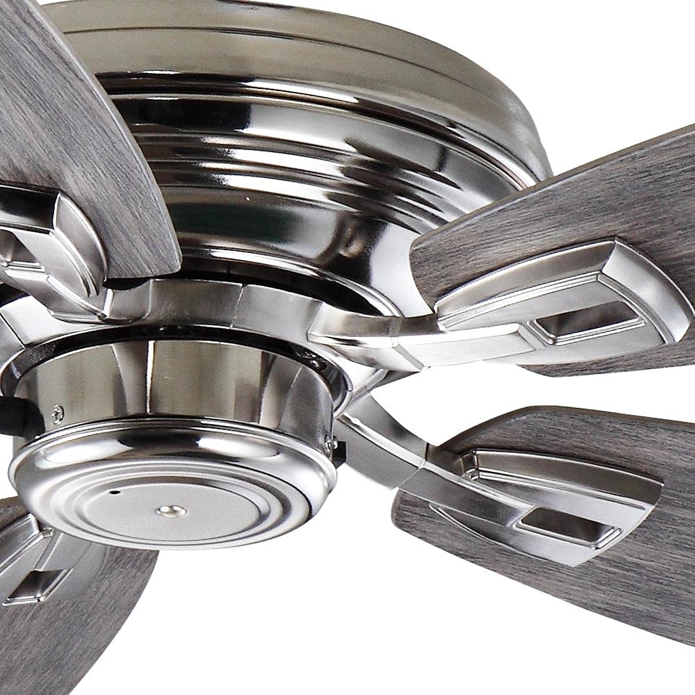 North Pond 52 in. Outdoor Polished Nickel Ceiling Fan