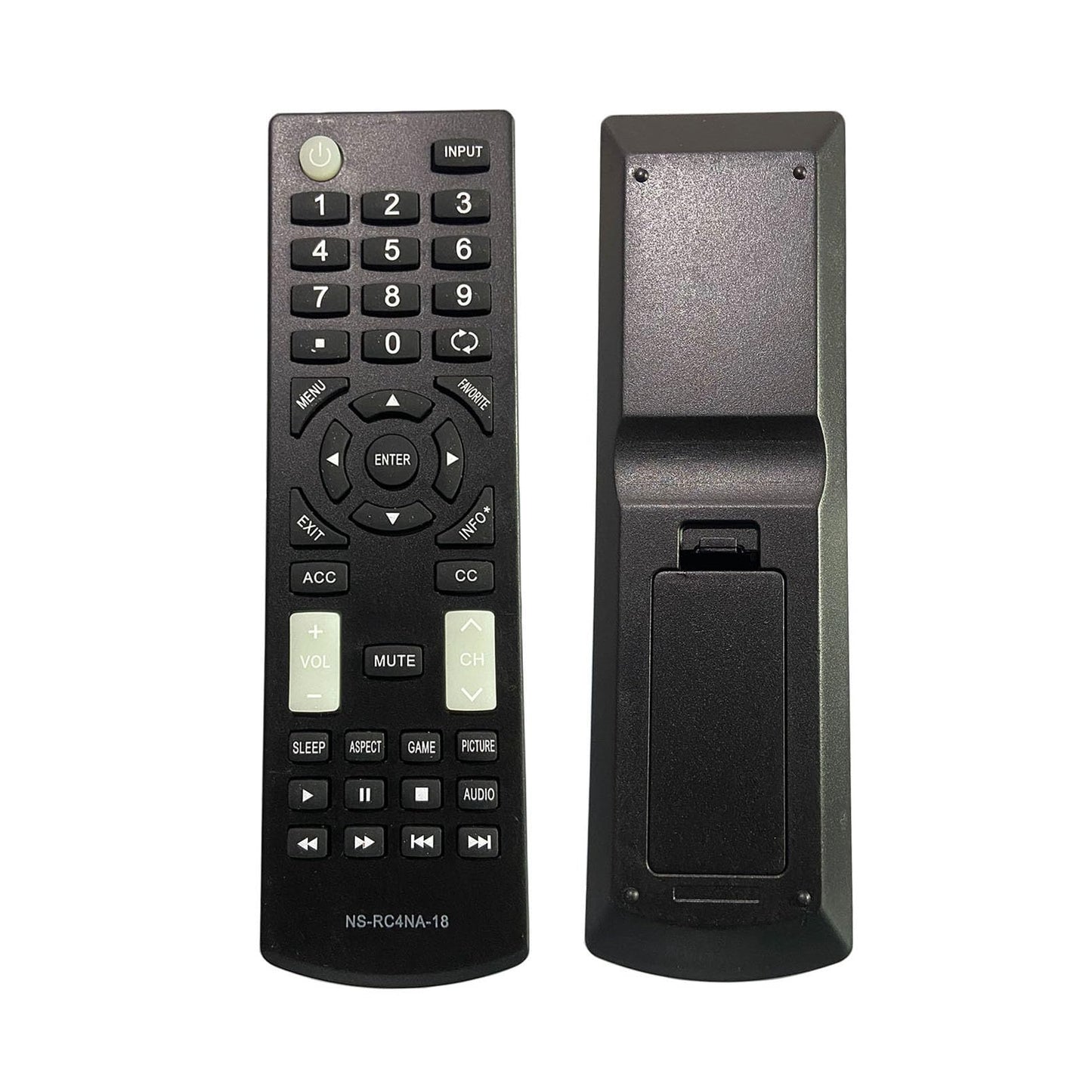 NS-RC4NA-18 Replacement Remote Compatible with Insignia TV NS-50D510NA19 NS-50D510MX19 NS-32D311NA17 NS-32D311MX17 NS-40D420NA18 NS-49D420NA18